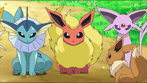 Pokemon GO: еволюція Eevee в різні форми