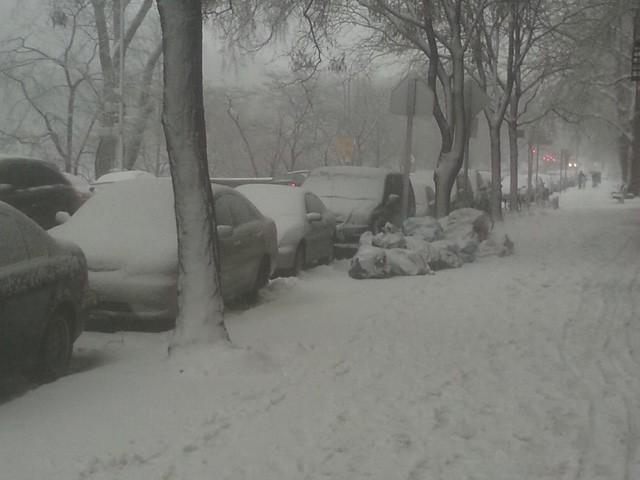 сніжна буря в нью йорку